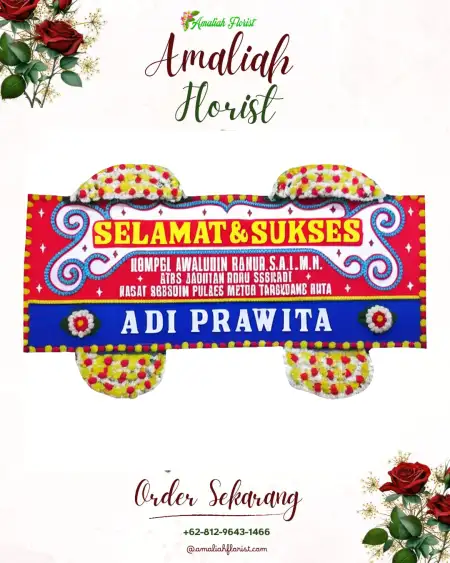 Papan Bunga Ucapan Selamat Cikawunggading