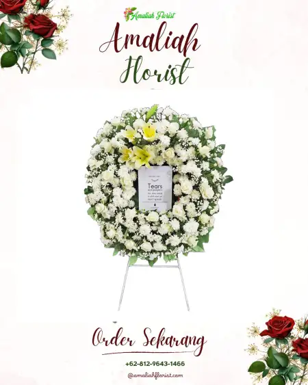 Krans Bunga Duka Cikawunggading